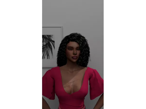 Alpha [Scarlett Bulckowisk] Charlotte Shirt - The Sims 4 Custom Content