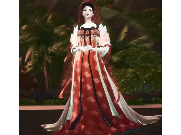 Alpha prosperous Tang Dynasty - The Sims 4 Custom Content