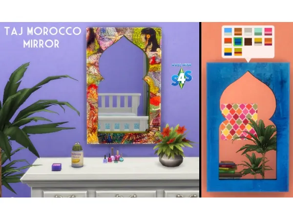 Alpha India and Morocco Mirror - The Sims 4 Custom Content