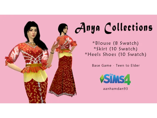 Alpha Anya Collections - The Sims 4 Custom Content