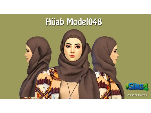 Alpha Hijab Model 048 - The Sims 4 Custom Content