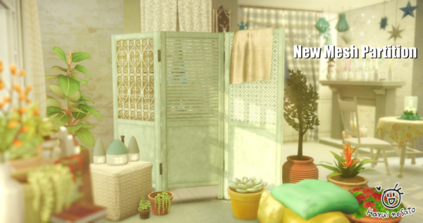 Maxis Match Dining set Partition by simsfinds - The Sims 4 Custom Content