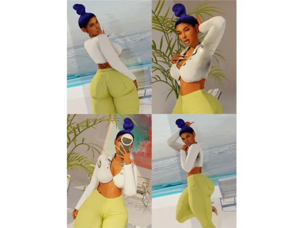 Mix So Soto Posepack by Afrosimtric Simmer - The Sims 4 Custom Content