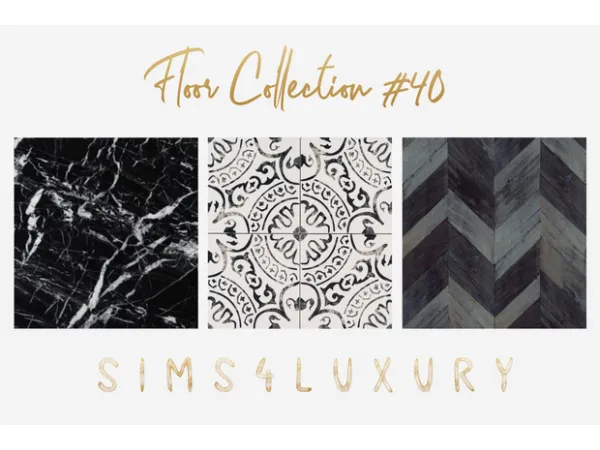 Alpha [ PUBLIC ] Floor collection 40 by simsfinds - The Sims 4 Custom Content