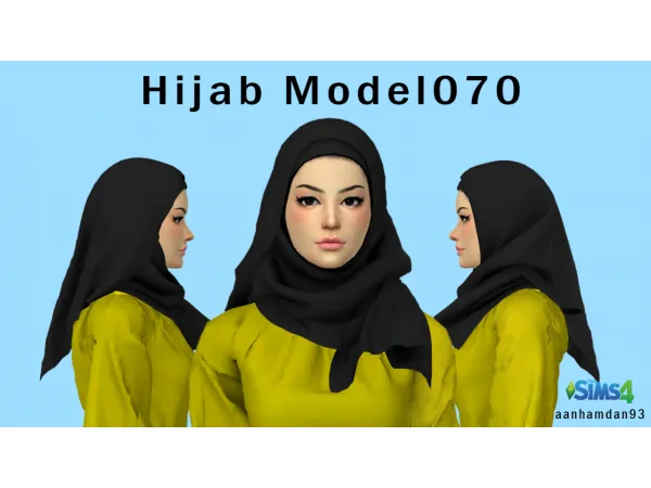 Alpha Hijab Model 070 - The Sims 4 Custom Content