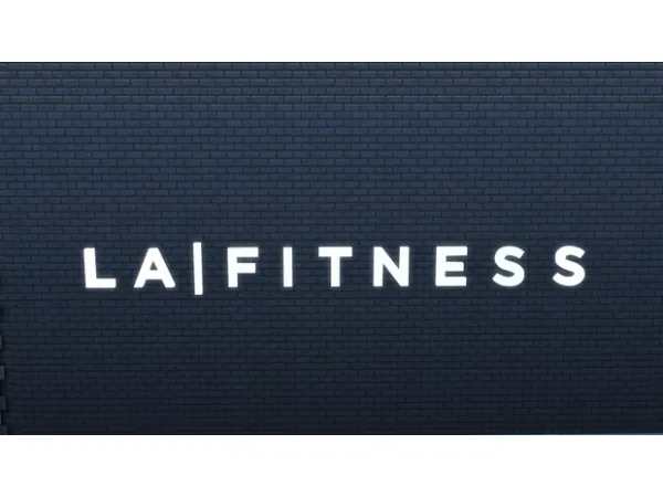 Maxis Match LA Fitness Sign (free download) - The Sims 4 Custom Content