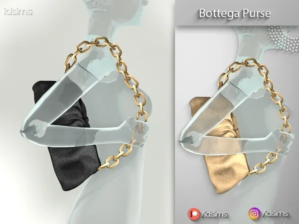 Alpha Botegga Veneta Purse 2 Versions by polygoncouture - The Sims 4 Custom Content