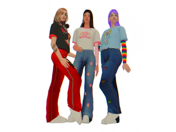 falkii x socialbunny conversions - The Sims 2 Custom Content