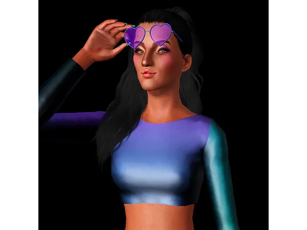 Heart Glasses [Shushilda] - The Sims 3 Custom Content