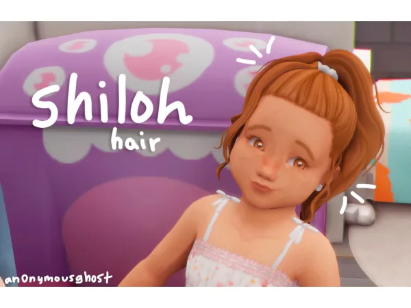 Maxis Match shiloh hair okruee - The Sims 4 Custom Content
