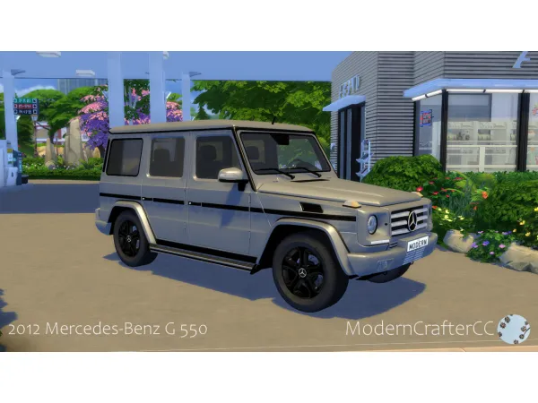 Mix 2012 MERCEDES BENZ G 550 - The Sims 4 Custom Content