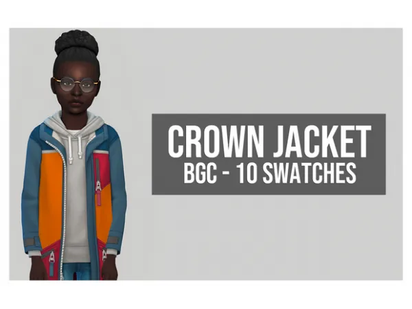Maxis Match (Soolani)CrownJacketKids - The Sims 4 Custom Content
