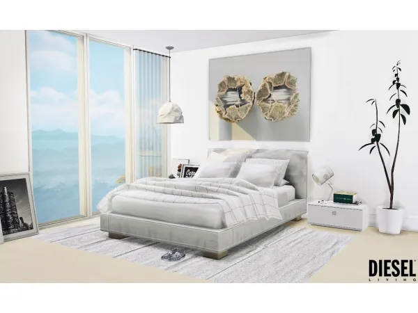 Alpha Diesel Bedroom - The Sims 4 Custom Content
