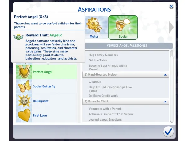 Maxis Match Child Aspirations Set by MissBee - The Sims 4 Custom Content