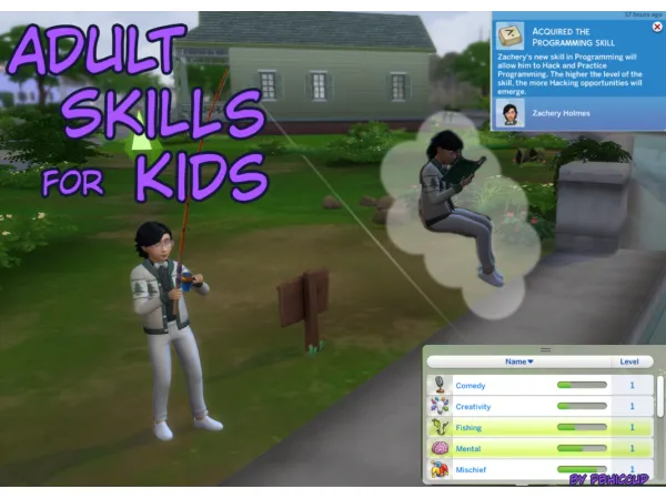 Maxis Match Adult Skills for Kids by PBHiccup - The Sims 4 Custom Content