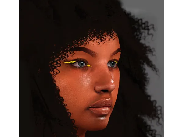3 eyebrows 1 lipstick - The Sims 3 Custom Content