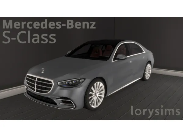 Mix 2021 Mercedes Benz S Class by LorySims - The Sims 4 Custom Content