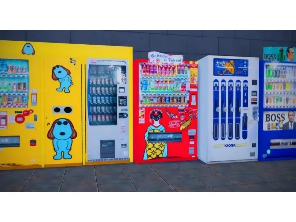 Alpha Japanese Vending Machines - The Sims 4 Custom Content