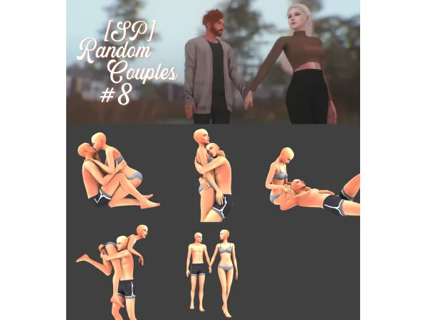 Mix [SP]Random Couples 8 by sciophobis - The Sims 4 Custom Content