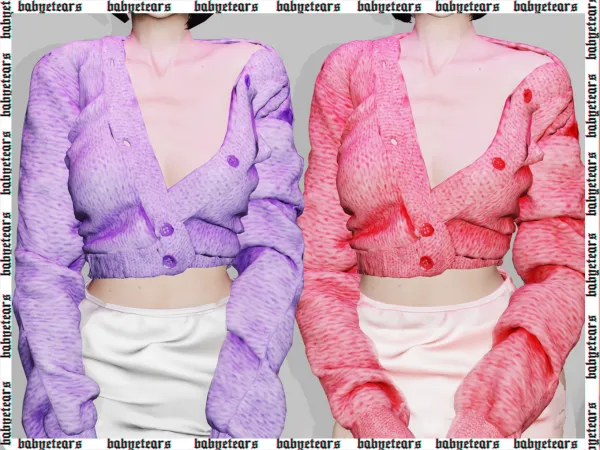 Alpha Sweater With Skirt Fuffly - The Sims 4 Custom Content