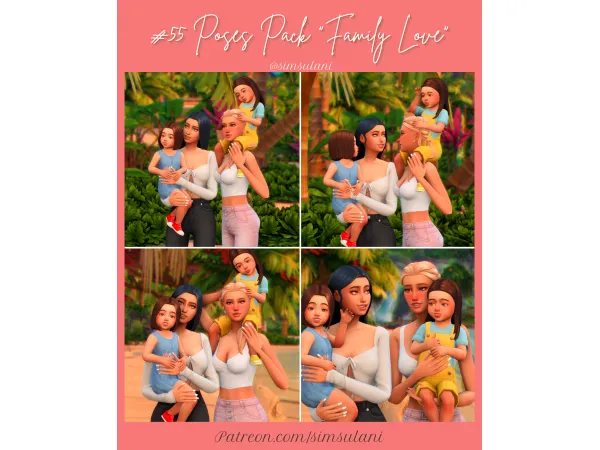 Maxis Match 55 Poses pack - The Sims 4 Custom Content
