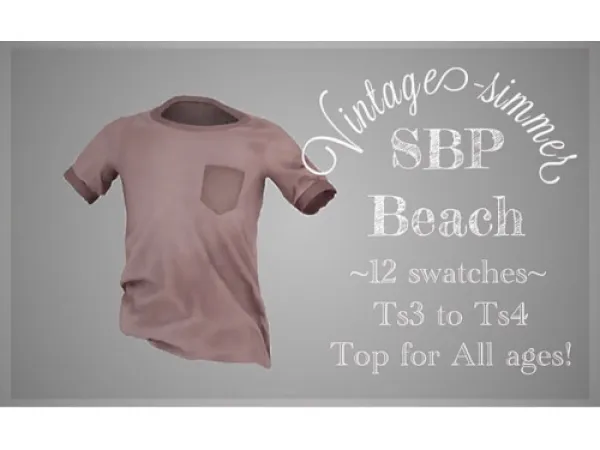 Alpha SBP Beach by simsfinds - The Sims 4 Custom Content