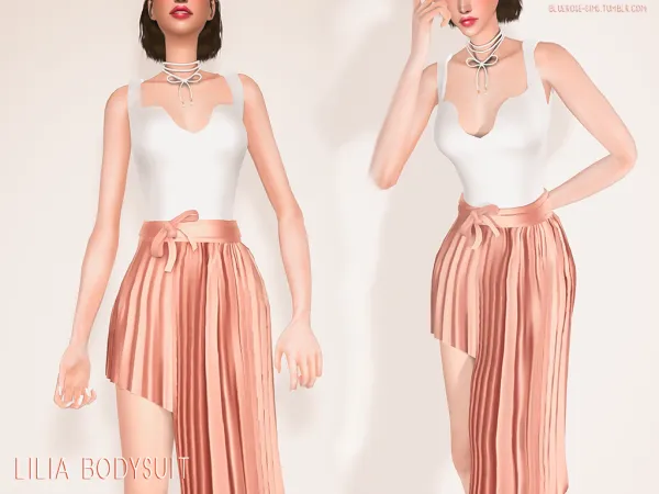 Alpha Lilia Bodysuit BRsims by bluerose-sims - The Sims 4 Custom Content