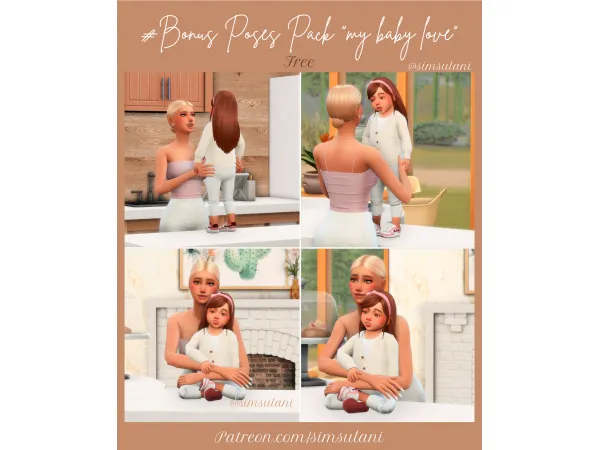 Maxis Match BONUS POSES PACK - The Sims 4 Custom Content