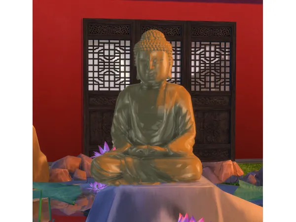 Alpha 2 to 4 TNW Vietnamese Buddha - The Sims 4 Custom Content