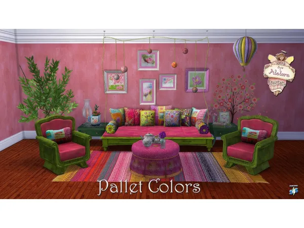 Alpha Pallet Colors AL - The Sims 4 Custom Content