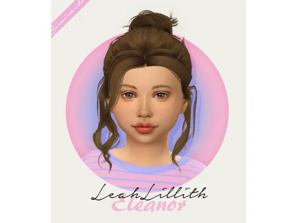 Alpha Leahlillith Eleanor Kids Version - The Sims 4 Custom Content