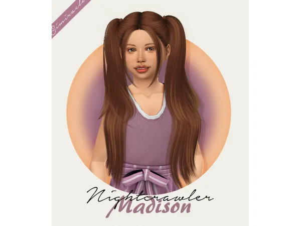 Alpha Nightcrawler Madison Kids Version - The Sims 4 Custom Content
