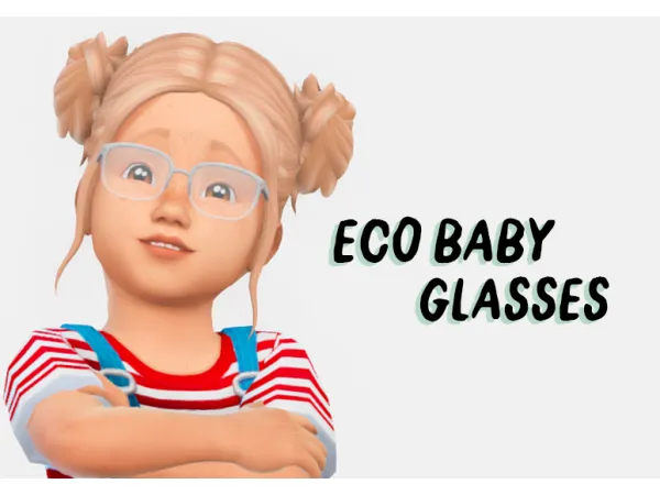 Maxis Match eco baby glasses - The Sims 4 Custom Content