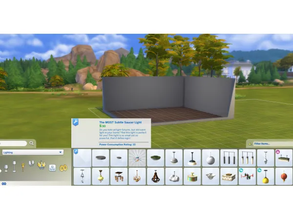 Maxis Match Nearly Invisible Light Fixture by Tkong26 - The Sims 4 Custom Content