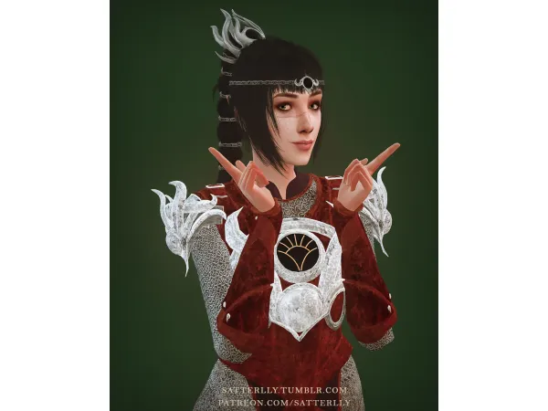 Alpha Baldurs Gate 3 Shadowheart by satterlly - The Sims 4 Custom Content