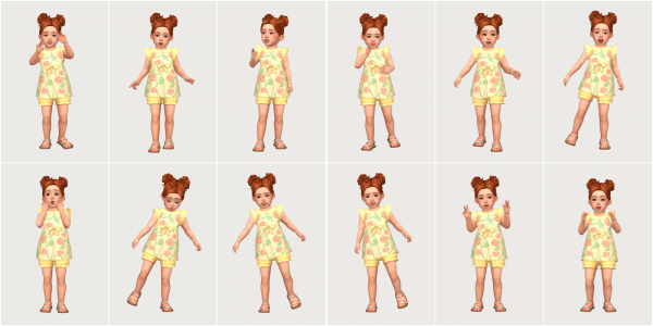 Maxis Match CAS poses by simsfinds - The Sims 4 Custom Content