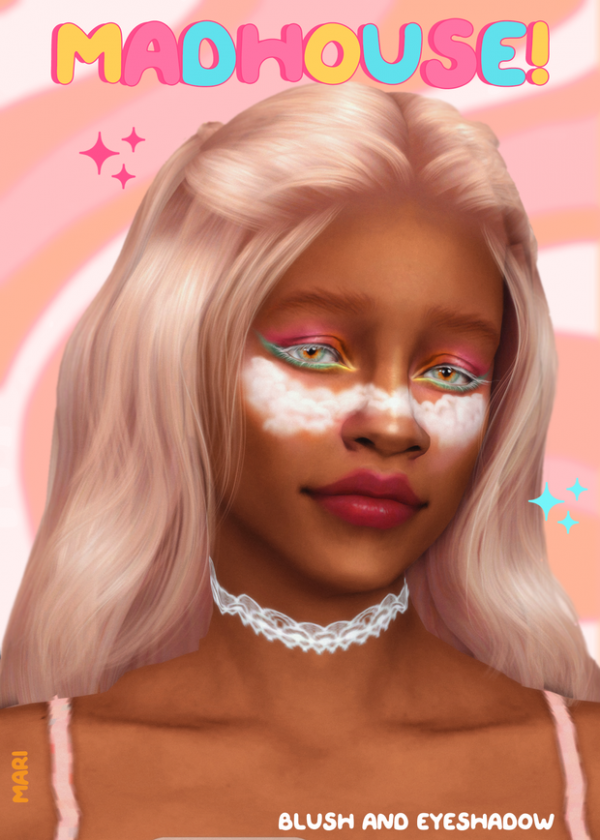 Maxis Match MADHOUSE A Makeup Set by simsfinds - The Sims 4 Custom Content