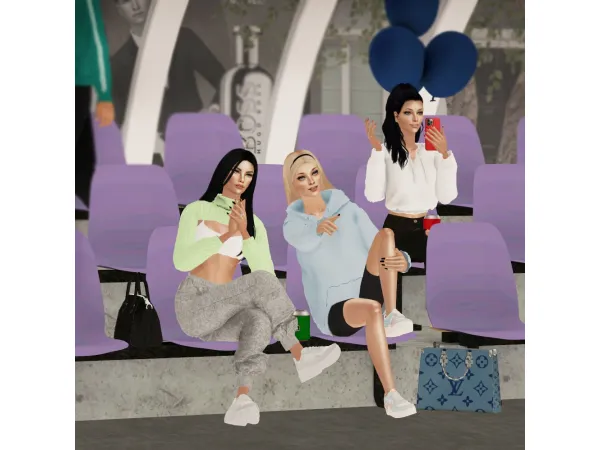 Fangirl posebox by illary - The Sims 2 Custom Content