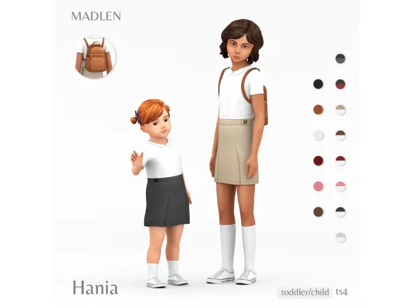 Maxis Match Hania Outfit Pack by Madlen - The Sims 4 Custom Content