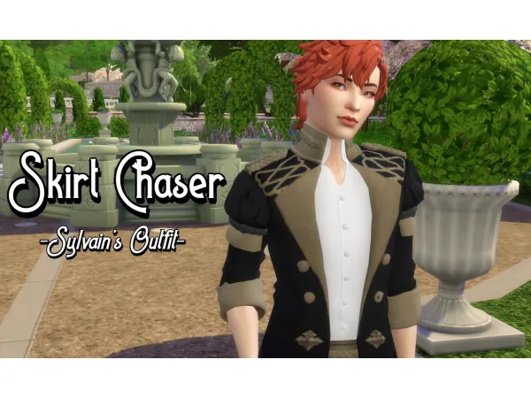 Maxis Match SKIRT CHASER OUTFIT by SOAPLAGOON - The Sims 4 Custom Content
