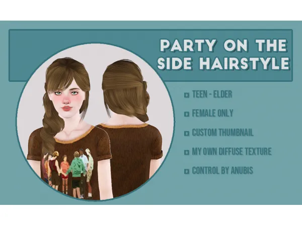 Female store hairs part II - The Sims 3 Custom Content