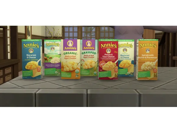 Mix Annie's Macaroni and Cheese by Insimnia - The Sims 4 Custom Content