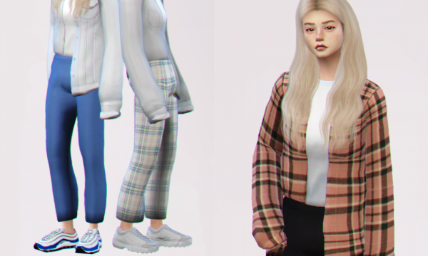Maxis Match Crush Female Set by simsfinds - The Sims 4 Custom Content
