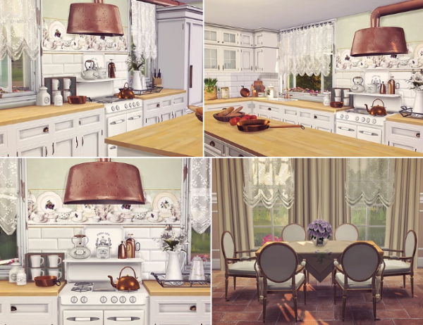 Alpha French country retreat by simsfinds - The Sims 4 Custom Content