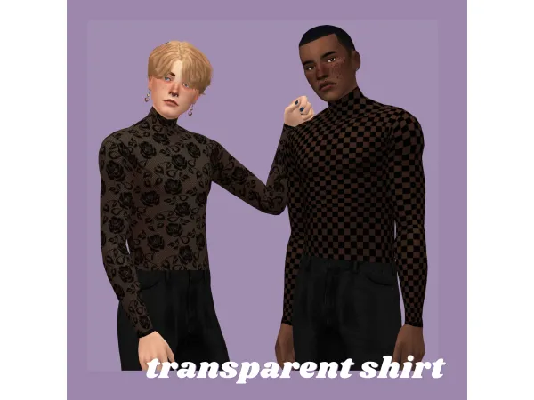 Maxis Match transparent shirt by barbieaiden - The Sims 4 Custom Content