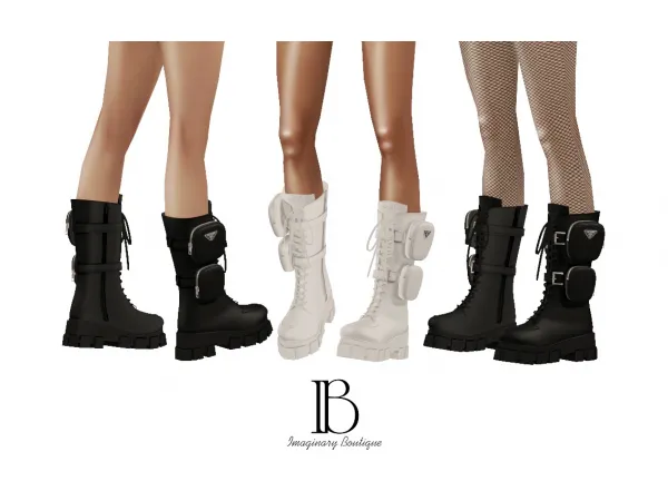 Prada Boots Collection by simsfinds - The Sims 2 Custom Content
