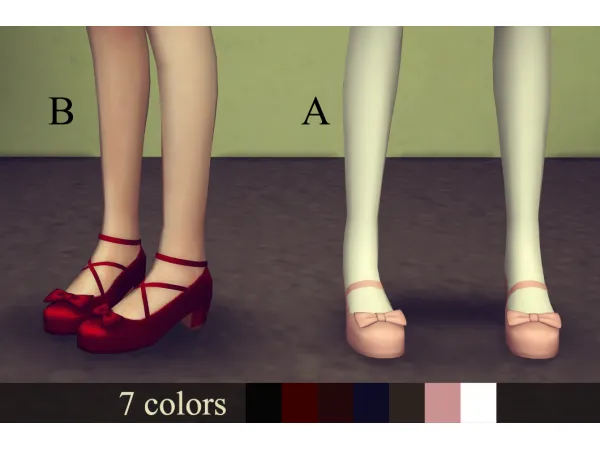 Alpha Mary Janes Pumps by akrsims - The Sims 4 Custom Content