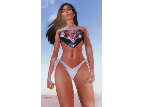 Paisley beach set | NIGHTINGALESIMS