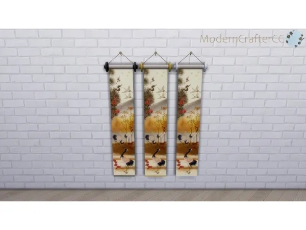 Alpha ASIAN TAPESTRY - The Sims 4 Custom Content