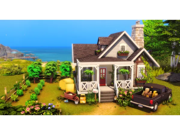 Maxis Match Couples First Farm Tier 2 Tiny Home No - The Sims 4 Custom Content